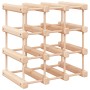 Wine rack for 12 bottles solid pine wood 36x23x36 cm by vidaXL, Wine racks - Ref: Foro24-353750, Price: 27,90 €, Discount: %