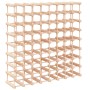 Wine rack for 72 bottles solid pine wood 90.5x23x90.5 cm by vidaXL, Wine racks - Ref: Foro24-353753, Price: 102,98 €, Discoun...