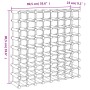 Weinregal für 72 Flaschen aus massivem Kiefernholz 90,5x23x90,5 cm von vidaXL, Weinregale - Ref: Foro24-353753, Preis: 100,50...