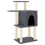 Rascador para gatos con postes de sisal gris oscuro 97 cm de vidaXL, Mobiliario para gatos - Ref: Foro24-172066, Precio: 39,9...