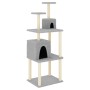 Cat scratching post with light gray sisal posts 167 cm by vidaXL, Cat furniture - Ref: Foro24-172068, Price: 60,04 €, Discoun...