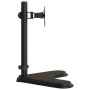 Black steel monitor stand VESA 75/100 mm by vidaXL, Monitor and TV stands - Ref: Foro24-358006, Price: 26,93 €, Discount: %