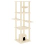 Cat scratching post with cream sisal posts 154 cm by vidaXL, Cat furniture - Ref: Foro24-172055, Price: 86,13 €, Discount: %