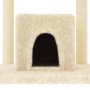 Cat scratching post with cream sisal posts 154 cm by vidaXL, Cat furniture - Ref: Foro24-172055, Price: 86,13 €, Discount: %