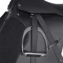 17.5" and 12 cm black leather horse saddle set, 5 in 1 by vidaXL, Frames - Ref: Foro24-90644, Price: 189,87 €, Discount: %