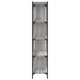 Sonoma gray engineered wood 5-shelf bookcase 76x32x158 cm by vidaXL, Bookcases and shelves - Ref: Foro24-833943, Price: 80,99...