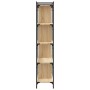 Bookcase with 5 shelves engineered wood Sonoma oak 76x32x158 cm by vidaXL, Bookcases and shelves - Ref: Foro24-833941, Price:...