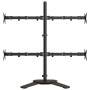 Black steel monitor stand VESA 75/100 mm by vidaXL, Monitor and TV stands - Ref: Foro24-358009, Price: 45,44 €, Discount: %