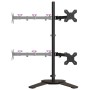 Black steel monitor stand VESA 75/100 mm by vidaXL, Monitor and TV stands - Ref: Foro24-358009, Price: 45,44 €, Discount: %