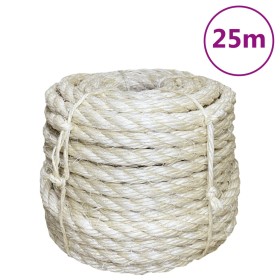 Cuerda 100% sisal 14 mm 25 m de vidaXL, Sogas y cuerdas metálicas - Ref: Foro24-155031, Precio: 38,99 €, Descuento: %