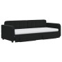 Sofá cama nido con cajones terciopelo negro 80x200 cm de vidaXL, Camas y somieres - Ref: Foro24-3196998, Precio: 485,99 €, De...