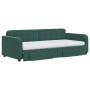 Sofá cama nido con cajones terciopelo verde oscuro 90x200 cm de vidaXL, Camas y somieres - Ref: Foro24-3197003, Precio: 478,1...