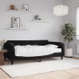 Sofá cama con colchón terciopelo negro 90x190 cm de vidaXL, Camas y somieres - Ref: Foro24-3197054, Precio: 334,99 €, Descuen...