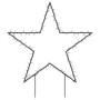 Christmas decorative light star with stakes 115 LED 85 cm by vidaXL, Christmas lights - Ref: Foro24-357715, Price: 46,66 €, D...