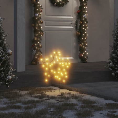 Estrella de luz decorativa Navidad con estacas 50 LED 29 cm de vidaXL, Luces de Navidad - Ref: Foro24-357717, Precio: 37,27 €...