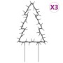 Árbol de Navidad lde uces con estacas 3 uds 50 LED 30 cm de vidaXL, Luces de Navidad - Ref: Foro24-357720, Precio: 35,99 €, D...