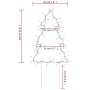 Weihnachtsbaum mit Pfählen 3 Einheiten 50 LED 30 cm von vidaXL, Weihnachtsbeleuchtung - Ref: Foro24-357720, Preis: 34,71 €, R...