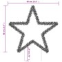 Christmas decorative light star with stakes 80 LED 60 cm by vidaXL, Christmas lights - Ref: Foro24-357725, Price: 32,75 €, Di...