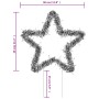 Estrella de luz decorativa Navidad con estacas 50 LED 29 cm de vidaXL, Luces de Navidad - Ref: Foro24-357726, Precio: 38,99 €...