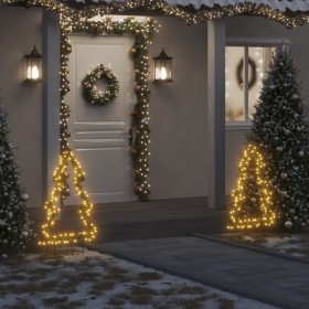 Weihnachtsbaum Dekobeleuchtung mit Pfählen 115 LED 90 cm von vidaXL, Weihnachtsbeleuchtung - Ref: Foro24-357727, Preis: 40,20...