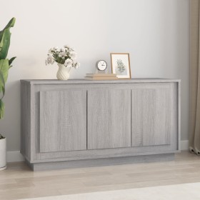 Aparador madera contrachapada gris Sonoma 102x35x55 cm de vidaXL, Aparadores - Ref: Foro24-831891, Precio: 103,99 €, Descuent...