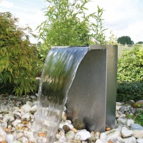 Ubbink Waterfall with LED Venezia stainless steel 1312088 by Ubbink, Fountains and waterfalls - Ref: Foro24-401388, Price: 39...