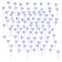 Christmas icicle lights 200 LED blue acrylic PVC 20 m by vidaXL, Christmas lights - Ref: Foro24-356229, Price: 48,41 €, Disco...