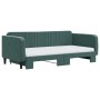 Trundle sofa bed with dark green velvet mattress 100x200 cm by vidaXL, Beds and slatted bases - Ref: Foro24-3197096, Price: 5...