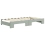 Trundle sofa bed with light gray velvet mattress 90x190 cm by vidaXL, Beds and slatted bases - Ref: Foro24-3197100, Price: 51...