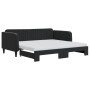 Trundle sofa bed with black velvet mattress 90x190 cm by vidaXL, Beds and slatted bases - Ref: Foro24-3197102, Price: 443,65 ...