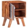 Gray Sheesham solid wood bedside table 40x30x50 cm by vidaXL, Nightstands - Ref: Foro24-286370, Price: 61,99 €, Discount: %