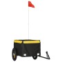 Black and yellow iron bicycle trailer 30 kg by vidaXL, Bicycle trailers - Ref: Foro24-94078, Price: 62,99 €, Discount: %