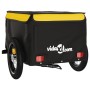 Black and yellow iron bicycle trailer 30 kg by vidaXL, Bicycle trailers - Ref: Foro24-94078, Price: 62,99 €, Discount: %