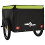 Bicycle trailer, black and green iron, 45 kg by vidaXL, Bicycle trailers - Ref: Foro24-94095, Price: 90,99 €, Discount: %