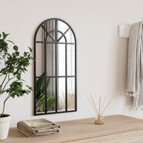 Black iron arch wall mirror 30x60 cm by vidaXL, Mirrors - Ref: Foro24-358624, Price: 46,99 €, Discount: %