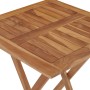 Mesa plegable de jardín madera maciza de teca 60x60x75 cm de vidaXL, Mesas de jardín - Ref: Foro24-48994, Precio: 113,15 €, D...