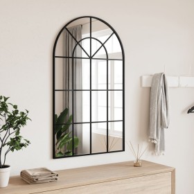 Espejo de pared arco de hierro negro 60x100 cm de vidaXL, Espejos - Ref: Foro24-358627, Precio: 73,66 €, Descuento: %