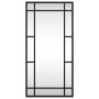 Rectangular black iron wall mirror 30x60 cm by vidaXL, Mirrors - Ref: Foro24-358628, Price: 42,45 €, Discount: %