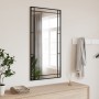 Rectangular black iron wall mirror 50x100 cm by vidaXL, Mirrors - Ref: Foro24-358630, Price: 71,74 €, Discount: %