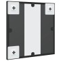 Espejo de pared cuadrado de hierro negro 30x30 cm de vidaXL, Espejos - Ref: Foro24-358632, Precio: 30,75 €, Descuento: %