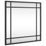 Espejo de pared cuadrado de hierro negro 40x40 cm de vidaXL, Espejos - Ref: Foro24-358633, Precio: 42,45 €, Descuento: %