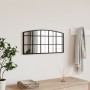 Black iron arch wall mirror 60x30 cm by vidaXL, Mirrors - Ref: Foro24-358636, Price: 45,00 €, Discount: %