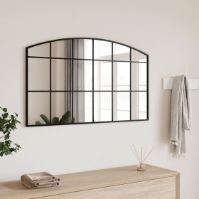 Espejo de pared arco de hierro negro 100x60 cm de vidaXL, Espejos - Ref: Foro24-358639, Precio: 86,99 €, Descuento: %