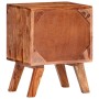 Gray Sheesham solid wood bedside table 40x30x50 cm by vidaXL, Nightstands - Ref: Foro24-286370, Price: 61,99 €, Discount: %