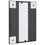 Espejo de pared rectangular de hierro negro 30x40 cm de vidaXL, Espejos - Ref: Foro24-358640, Precio: 33,99 €, Descuento: %