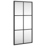 Espejo de pared rectangular de hierro negro 30x60 cm de vidaXL, Espejos - Ref: Foro24-358641, Precio: 34,99 €, Descuento: %