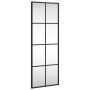 Espejo de pared rectangular de hierro negro 30x80 cm de vidaXL, Espejos - Ref: Foro24-358642, Precio: 47,89 €, Descuento: %