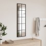 Rectangular black iron wall mirror 30x100 cm by vidaXL, Mirrors - Ref: Foro24-358643, Price: 59,07 €, Discount: %