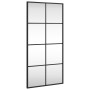 Espejo de pared rectangular de hierro negro 40x80 cm de vidaXL, Espejos - Ref: Foro24-358644, Precio: 56,40 €, Descuento: %