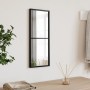 Rectangular black iron wall mirror 20x50 cm by vidaXL, Mirrors - Ref: Foro24-358645, Price: 33,14 €, Discount: %